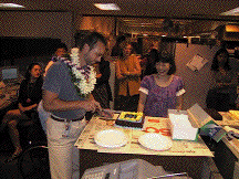 Dan's farewell cake